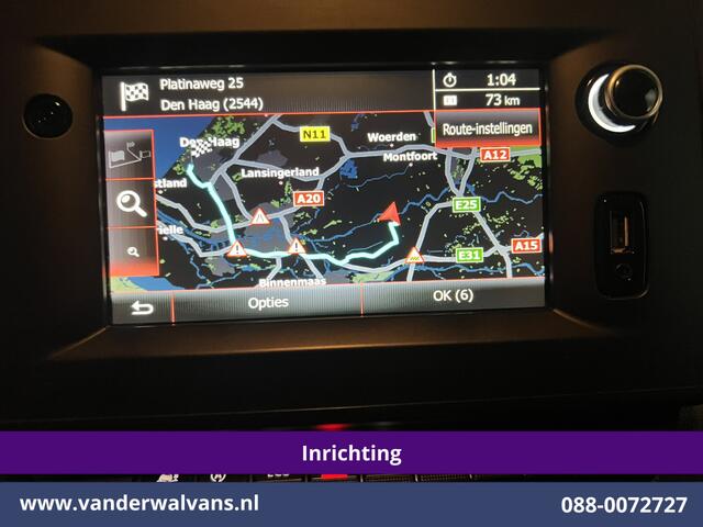 Opel MOVANO 2.3 Turbo 150pk L3H2 inrichting Euro6 Airco | 2500kg Trekhaak | Camera | Navigatie | Imperiaal trap, cruisecontrol, parkeersensoren, bijrijdersbank, LED