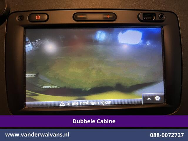 Opel MOVANO 2.3 Turbo 146pk L2H2 Dubbele cabine Euro6 Airco | Imperiaal | Omvormer | 2500kg Trekhaak Navigatie, Camera, Cruisecontrol, Parkeersensoren, 5-zits