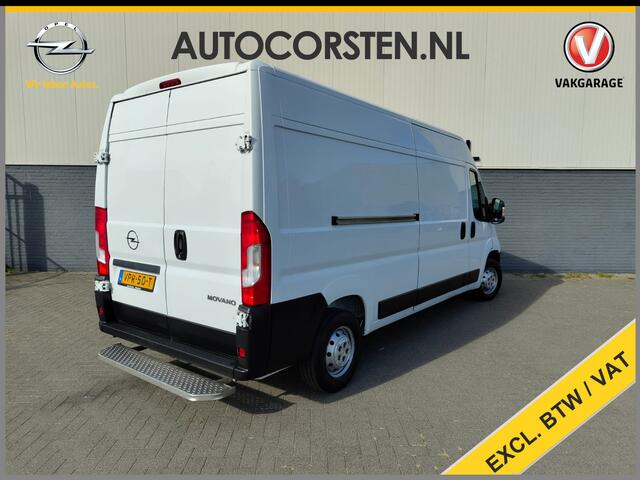 Opel MOVANO 2.2D 120PK L3H2 3-Persoons Navi DAB+ Airco Cruise Control Bluetooth Edition Treeplank Betonplex Vloer Wandbetimmering Schuifdeur 1e Eigenaar Euro 6