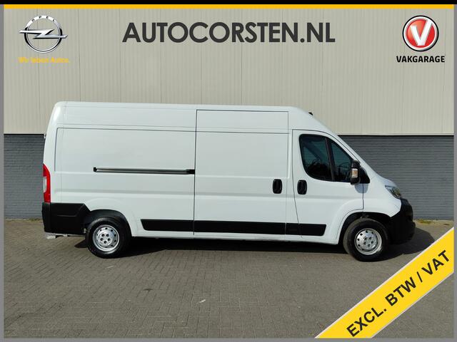 Opel MOVANO 2.2D 120PK L3H2 3-Persoons Navi DAB+ Airco Cruise Control Bluetooth Edition Treeplank Betonplex Vloer Wandbetimmering Schuifdeur 1e Eigenaar Euro 6