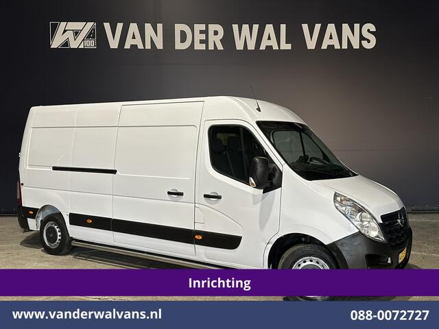 Opel MOVANO 2.3 CDTI L3H2 *Post NL inrichting* Euro6 Airco | Camera | Navigatie | Cruisecontrol Sidebars, Schappen, 270 graden achterdeuren, bijrijdersbank