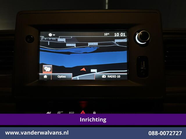 Opel MOVANO 2.3 Turbo 150pk L2H2 Inrichting Euro6 Airco | Navigatie | LED | Cruisecontrol | 2500kg Trekhaak Parkeersensoren, Bijrijdersbank