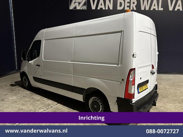 Opel MOVANO 2.3 Turbo 150pk L2H2 Inrichting Euro6 Airco | Navigatie | LED | Cruisecontrol | 2500kg Trekhaak Parkeersensoren, Bijrijdersbank