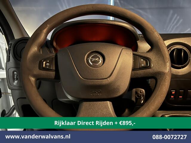 Opel MOVANO 2.3 CDTI L3H2 Euro6 *Rijklaar Direct Rijden* Airco | Imperiaal | 2500kg Trekhaak | Cruisecontrol | Parkeersensoren Sidebars, Bijrijdersbank