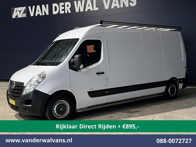Opel MOVANO 2.3 CDTI L3H2 Euro6 *Rijklaar Direct Rijden* Airco | Imperiaal | 2500kg Trekhaak | Cruisecontrol | Parkeersensoren Sidebars, Bijrijdersbank