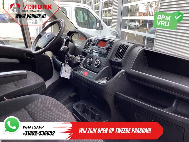 Opel MOVANO 2.2 140 pk DC Dubbel Cabine Open Laadbak/ 7 Pers./ 2.5t Trekverm./ Cruise/ Airco/ 288x215x35/ Pick up