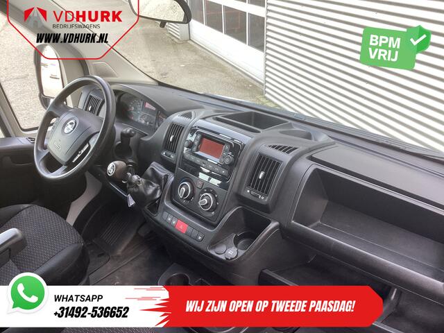 Opel MOVANO 2.2 140 pk DC Dubbel Cabine Open Laadbak/ 7 Pers./ 2.5t Trekverm./ Cruise/ Airco/ 288x215x35/ Pick up