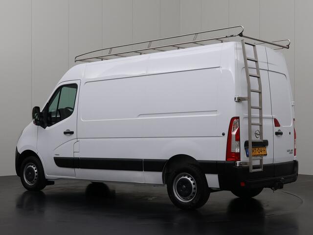 Opel MOVANO 2.3Turbo 150PK L2H2 | Imperiaal | Trekhaak | Navigatie | Camera | Airco | Cruise | Betimmering | 3-Zits