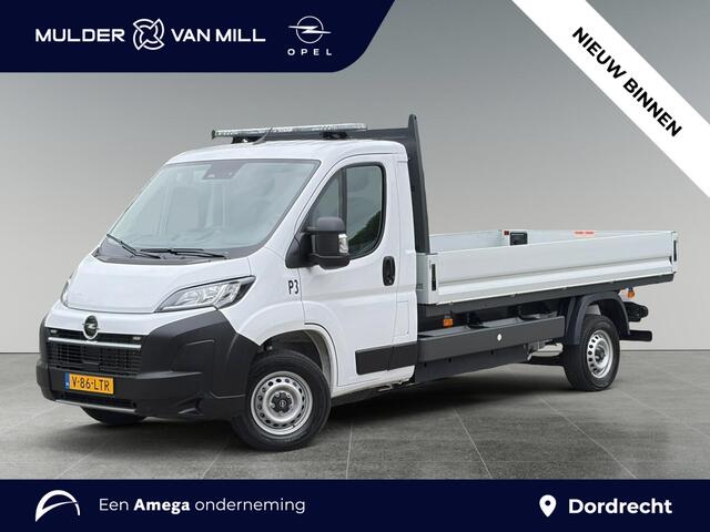 Opel MOVANO Electric L3 3.5t Zwaar 110kWh | 22 kW BOORDLADER | 8 JAAR GARANTIE | 3-ZITS | DAKFLITSER | ALL SEASON BANDEN | APPLE CARPLAY / ANDROID AUTO | CAMERA | KEYLESS | Bluetooth | Lederen stuurwiel | Keyless Entry | Automatische airco | Volwaardig reservewiel