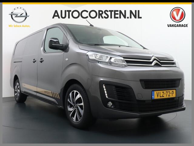 Opel VIVARO Citroen Jumpy 2.0HDI 145pk XL 3Pers. NAVI-Connect-7" Apple Android Carplay Mirror Screen Airco PDC-a+v Cruise DAB+ BordHerkenning WiFi-vb. 2500kg trekvermogen 2xSchuifdeur Driver 2.0 BlueHDI Driver-Attenstion-Alert Centr.Vergr+ab. ESP ASR Hill-Assist A-kl