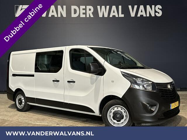 Opel VIVARO 1.6 CDTI 126pk L2H1 Dubbele Cabine Euro6 Airco | Navigatie | Camera | 5-Zits | cruisecontrol, parkeersensoren, trekhaak