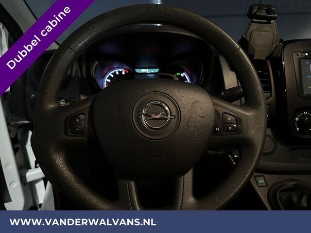 Opel VIVARO 1.6 CDTI 126pk L2H1 Dubbele Cabine Euro6 Airco | Navigatie | Camera | 5-Zits | cruisecontrol, parkeersensoren, trekhaak