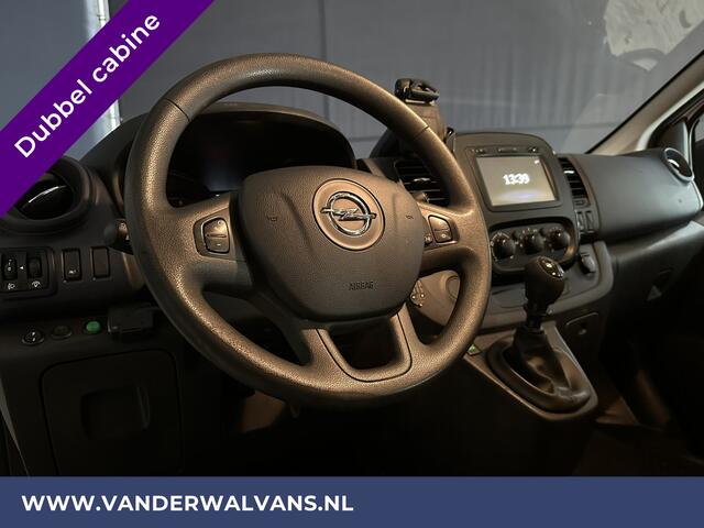 Opel VIVARO 1.6 CDTI 126pk L2H1 Dubbele Cabine Euro6 Airco | Navigatie | Camera | 5-Zits | cruisecontrol, parkeersensoren, trekhaak
