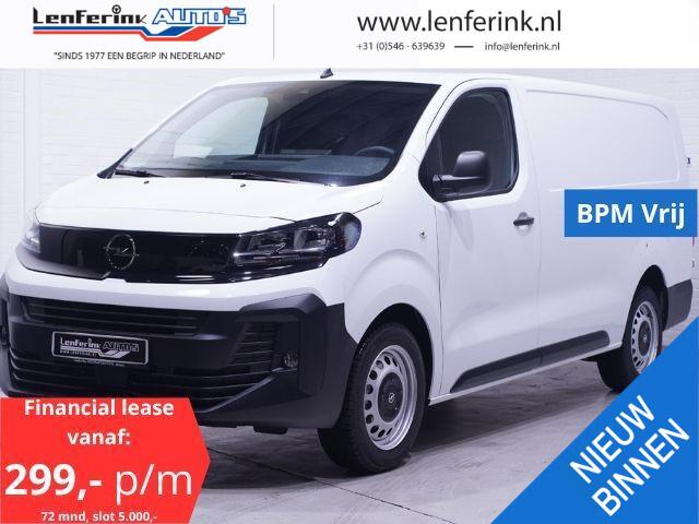 Opel VIVARO 120 pk L3H1 Navi, BPM Vrij, Laadruimte Pakket Airco, Cruise Control, Nwe Model, 3-Zits