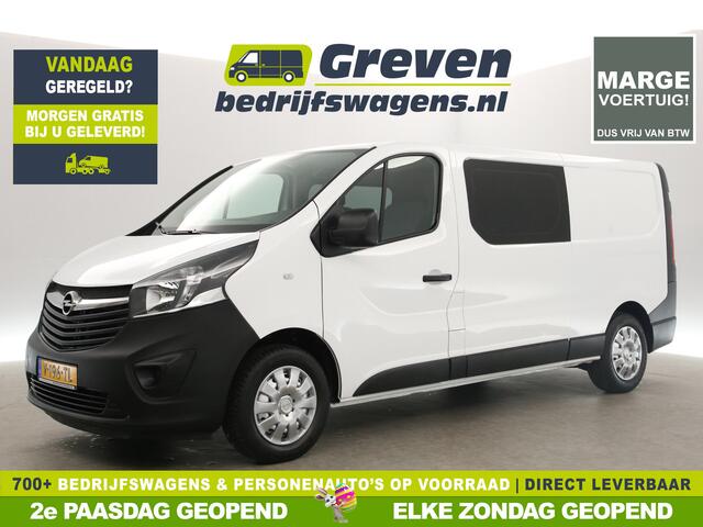 Opel VIVARO 1.6 CDTI L2H1 Marge Dubbele Cabine Airco 5 Pers Cruise Navigatie Elektrpakket Trekhaak