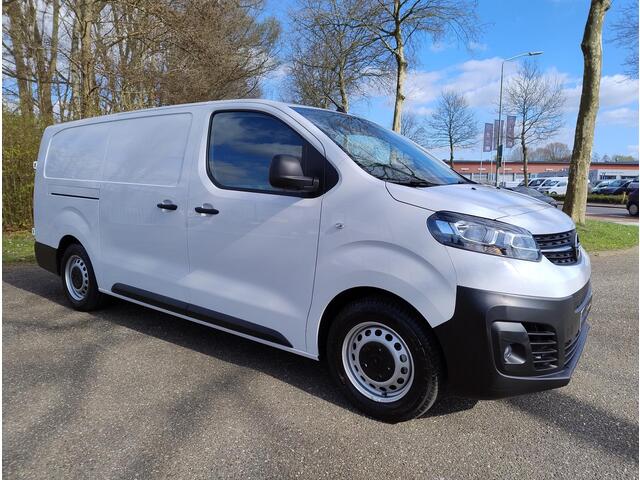 Opel VIVARO Vivaro-e L3 75 kWh 136pk | Actie op = op! | NAVI | Multimedia | Apple Carplay | Android Auto | Parkeersensoren achter | Bestuurdersstoel comfort | Bank voorpassagiers met opbergruimte| ECall pakket met geprogrammeerd voorverwarmen | Laadkabel | Reservewie