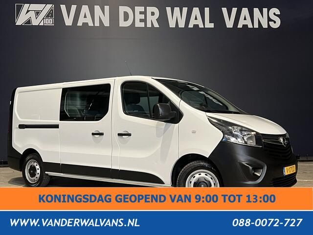 Opel VIVARO 1.6 CDTI 126pk L2H1 Dubbele Cabine Euro6 Airco | 5-Zits | Camera | Navigatie | LED Cruisecontrol, Trekhaak, Parkeersensoren, Android Auto