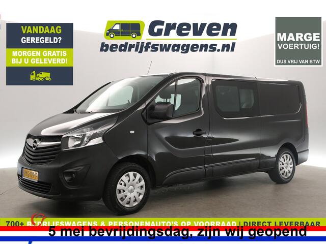 Opel VIVARO 1.6 CDTI L2H1 | MARGE! | Dubbele Cabine | 6 Persoons | LED Airco Camera Cruise Trekhaak PDC