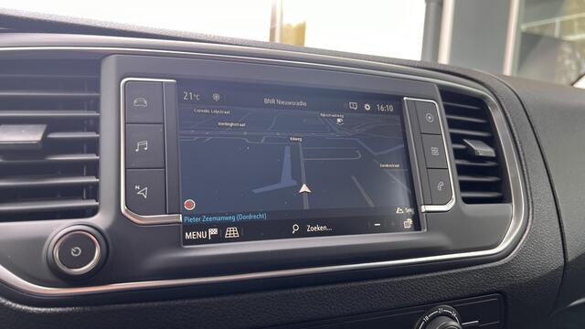 Opel VIVARO Vivaro-e L3 75 kWh 136pk AUTOMAAT | ACTIE OP = OP! | 2-zits | Passagiersstoel voorin | NAVI | Multimedia | Carplay | Parkeersensoren achter | ECall pakket met voorverwarmen | Bestuurdersstoel comfort | Reservewiel | van ¤48.685 voor ¤31.995 | N0006