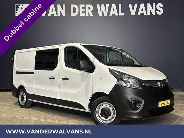 Opel VIVARO 1.6 CDTI 122pk L2H1 Dubbele Cabine Euro6 Airco | Trekhaak | LED | 5-Zits Cruisecontrol, Inrichting, Bluetooh-telefonie