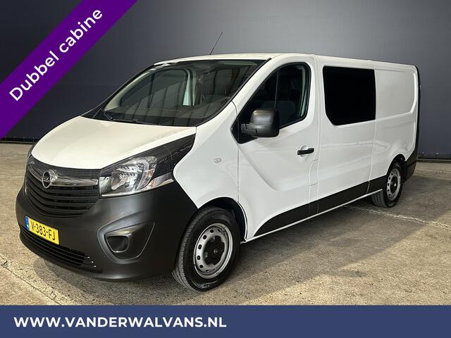 Opel VIVARO 1.6 CDTI 122pk L2H1 Dubbele Cabine Euro6 Airco | Trekhaak | LED | 5-Zits Cruisecontrol, Inrichting, Bluetooh-telefonie