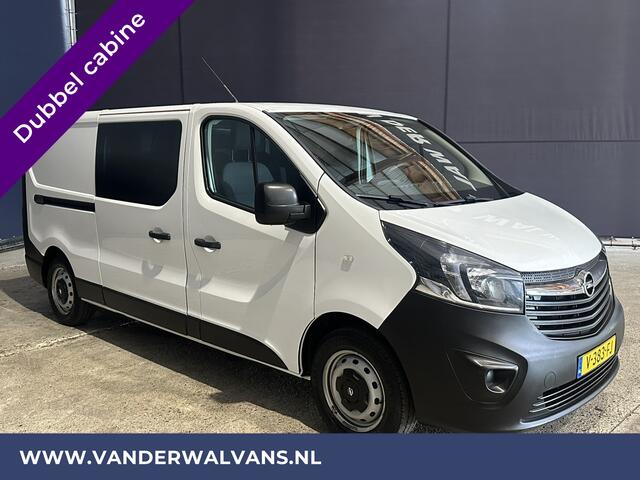 Opel VIVARO 1.6 CDTI 122pk L2H1 Dubbele Cabine Euro6 Airco | Trekhaak | LED | 5-Zits Cruisecontrol, Inrichting, Bluetooh-telefonie
