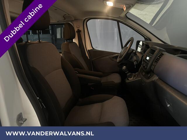 Opel VIVARO 1.6 CDTI 122pk L2H1 Dubbele Cabine Euro6 Airco | Trekhaak | LED | 5-Zits Cruisecontrol, Inrichting, Bluetooh-telefonie