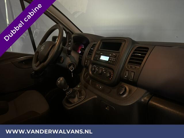 Opel VIVARO 1.6 CDTI 122pk L2H1 Dubbele Cabine Euro6 Airco | Trekhaak | LED | 5-Zits Cruisecontrol, Inrichting, Bluetooh-telefonie