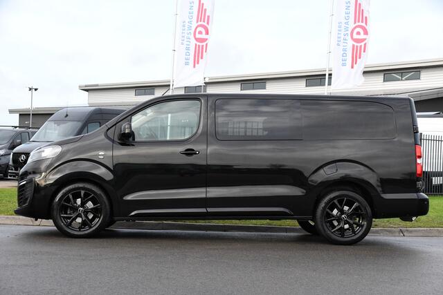 Opel VIVARO 2.0 CDTI L3H1 DC Black Edition Adaptieve Cruise, 360 Camera, LED, Carplay, 177pk, Sensoren, Clima, Stoelverwarming, Sensoren, Uniek!
