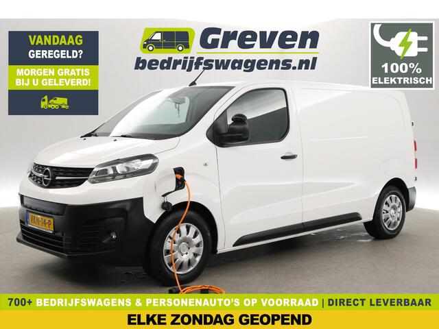 Opel VIVARO Vivaro-e L2H1 75 kWh | SOH 90% | Snelladen | Airco | Cruise | 3-Zits | Carplay | Navi | Parkeersens.