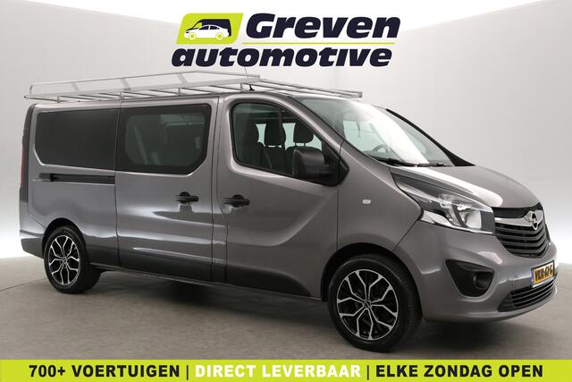 Opel VIVARO 1.6 CDTI L2H1 | DC | 6 Zits | Airco | Cruise | Camera | Trekhaak | Navi | Imperiaal | Parkeersens.