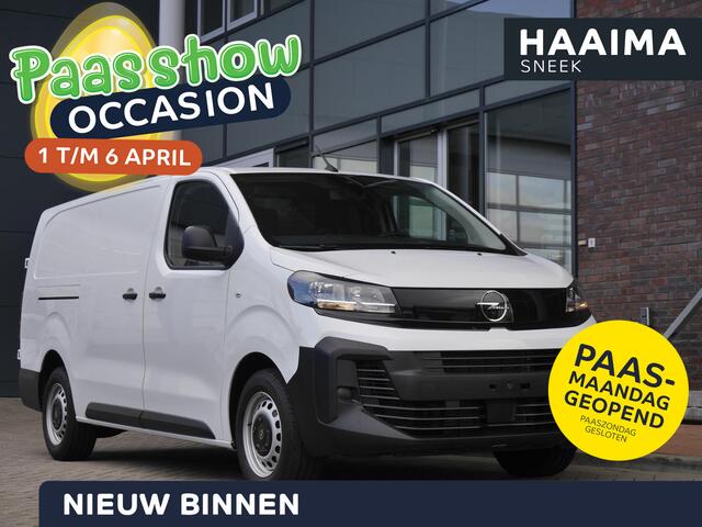 Opel VIVARO 2.0 Diesel 145 L3 | Lage km.stand | 3 Zits Parkeersensoren achter | Regensensor | Achterdeuren met ramen | Airco | Digtitaal instrumentenpaneel | Trekhaakvoorbereiding