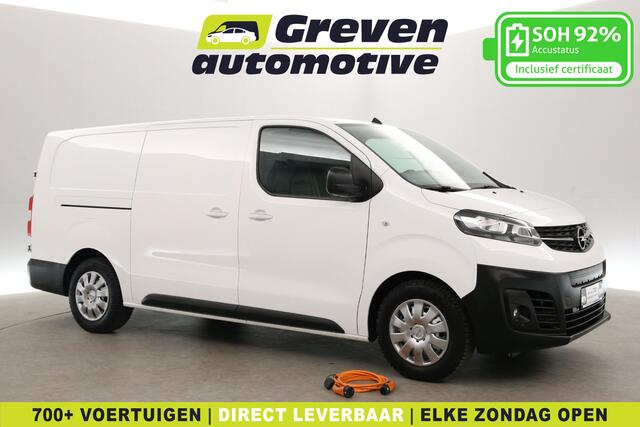 Opel VIVARO Vivaro-e 75 kWh L3H1 | Snelladen | SOH 92% | Clima | Camera | Cruise | 3 Zits | Carplay | 2xSchuifdeur