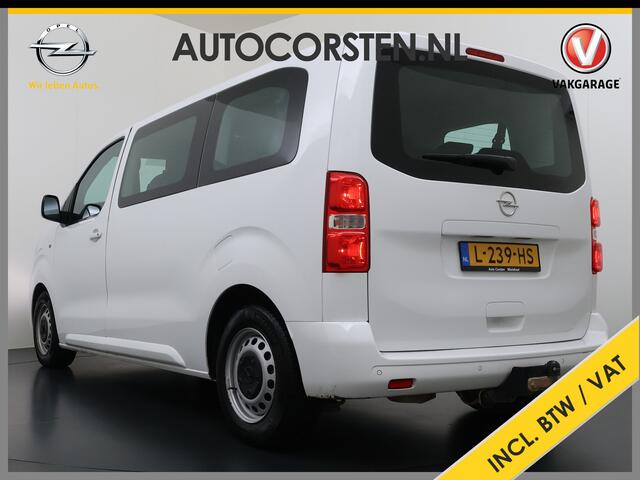 Opel VIVARO E L2H1 9-Persoons SOH 99% 50kWh Trekhaak Navi Airco Apple Carplay Android Auto Pdc Cruise Control Led Schuifdeur Isofix Bluetooth Dealeronderhouden 1e Eigenaar Origineel Nederlandse Bus