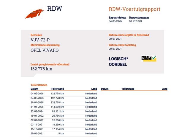 Opel VIVARO 1.5 CDTI L2H1 3-Persoons Airco Cruise Control Dodehoek Bluetooth Pdc Edition Betonplex vloer Kasteninbouw Schuifdeur Regen+Lichtsensor Euro 6 1e Eigenaar