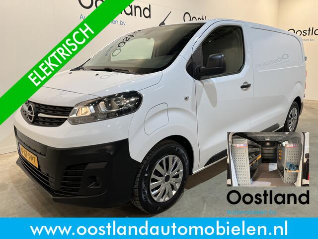 Opel VIVARO Vivaro-e L2H1 Edition 75 kWh / 100% Elektrisch !! / Servicebus / Kast-inrichting / Airco / Cruise Control / PDC / 3-Zits / 21.400 KM !!