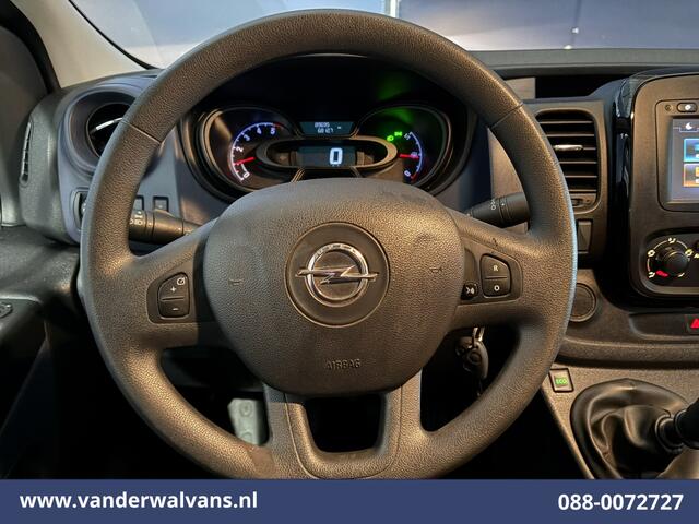 Opel VIVARO 1.6 CDTI 122pk L2H1 Euro6 Airco | Imperiaal | Trekhaak | LED | Cruisecontrol Parkeersensoren, Bijrijdersbank