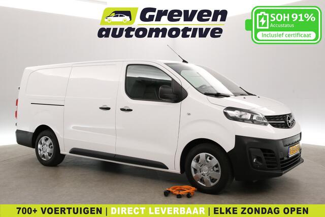 Opel VIVARO Vivaro-e L3H1 75 kWh | Snelladen | SOH 91% | Airco | Cruise | Camera | 3 Zits | HuD | Carplay | Parkeersens.