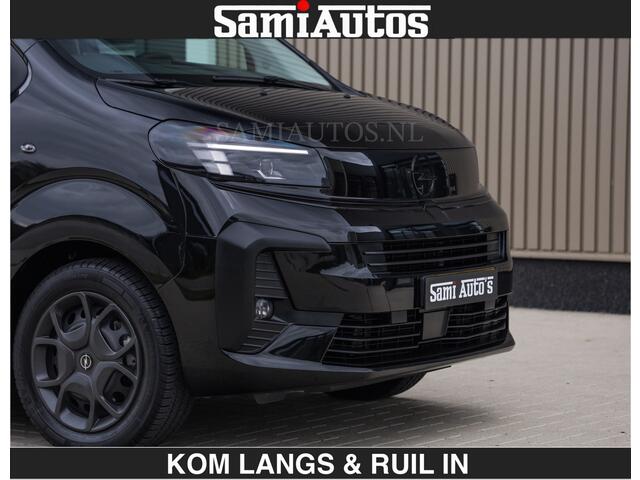 Opel VIVARO BLACK OPS | GEHEEL COMPLEET | HOUTEN VLOER EN WANDEN 3 PERSSONS | 2 DELIG ACHTER DEUREN | LADE SCHUIF BAK | 2.0D 180 PK S&S L2 H1 | FULL LED | SCHUIF DEUR | GEHEEL ZWART | MOOIE STOERE BUS |