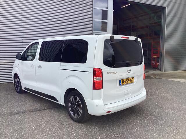 Opel ZAFIRA Tourer e-Combi 75 kWh 330km WLTP (DEMO) ¤ 41.677,- incl. BTW Pano/ Elek.Schuifdeuren/ Massage Stoelen/ Leder/ Xenon/ Standkachel/ Head Up/ Klasse 3/ Carplay/ Combi/ Kombi/ 9 Pers./ 9 Persoons