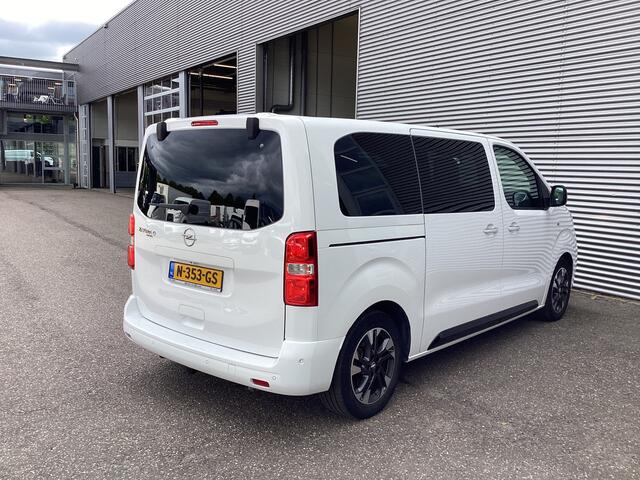 Opel ZAFIRA Tourer e-Combi 75 kWh 330km WLTP (DEMO) ¤ 41.677,- incl. BTW Pano/ Elek.Schuifdeuren/ Massage Stoelen/ Leder/ Xenon/ Standkachel/ Head Up/ Klasse 3/ Carplay/ Combi/ Kombi/ 9 Pers./ 9 Persoons