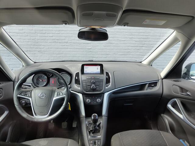 Opel ZAFIRA Tourer D136pk Navi Camera PDC-v+a Cruise Airco DAB Mistl. Euro 6 Kasten/Voll.inrichting! 1.6Cdti Licht en Zichtpakket Tel. 1450kg trekvermogen Super complete inbouw! Grijs kenteken ! APK tot 12 nov 2025!!