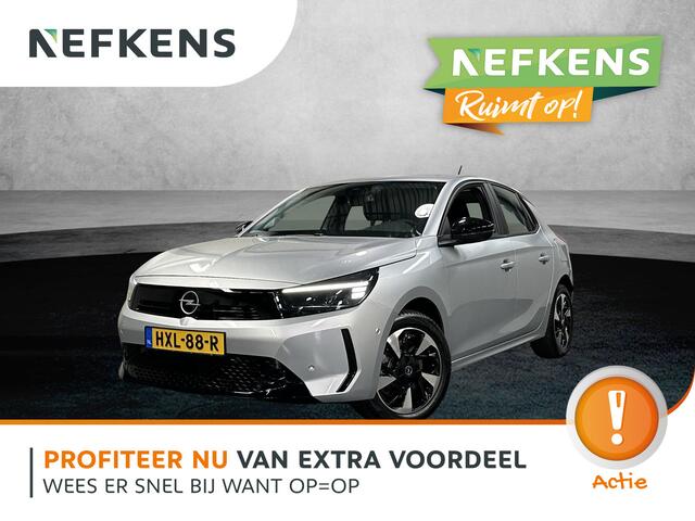Opel e-Corsa Electric GS 50 kWh 136PK | NIEUW!! | AppleCarplay/AndroidAuto | stoel & stuur verwarming | Climate Control | Cruise Control | Camera | 16'LM velgen | Keyless | LED | Parkeersensoren | Isofix |