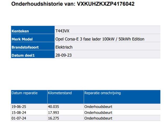 Opel e-Corsa 15X OP VOORRAAD! Edition 100KW / 50 kWh 100% EV. / Airco-Ecc./ Radio multimedia / Navigatie via Usb