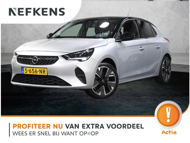 Opel e-Corsa Level 3 50kWh 136PK | 1ste eigenaar | 97%ACCURAPPORT | 3 FASE | Winterpakket | 17"LMV | Parkeersensoren | Navigatie | AUTOMAAT | LM velgen | Keyless | Two-Tone | LED | Parkeersensoren | Privacy Glass | Isofix |