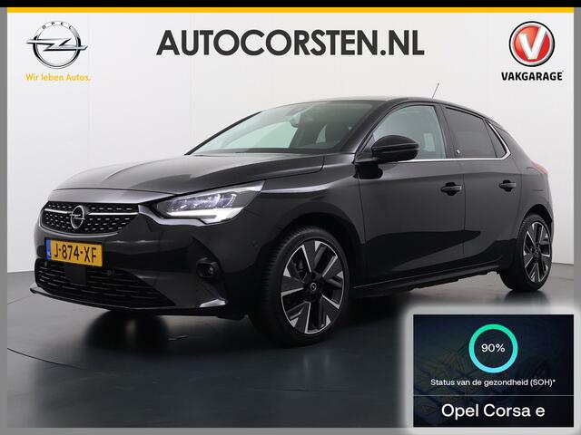 Opel e-Corsa Elegance 50kWh SOH 90% Navi Ecc 360°Camera Cruise Control Apple Carplay Android Auto Pdc Keyless Privacy Glas Led Lane Assist Lmv Drive Mode Regen-Lichtsensor Bluetooth Origineel Nederlandse Auto Zeer Compleet!