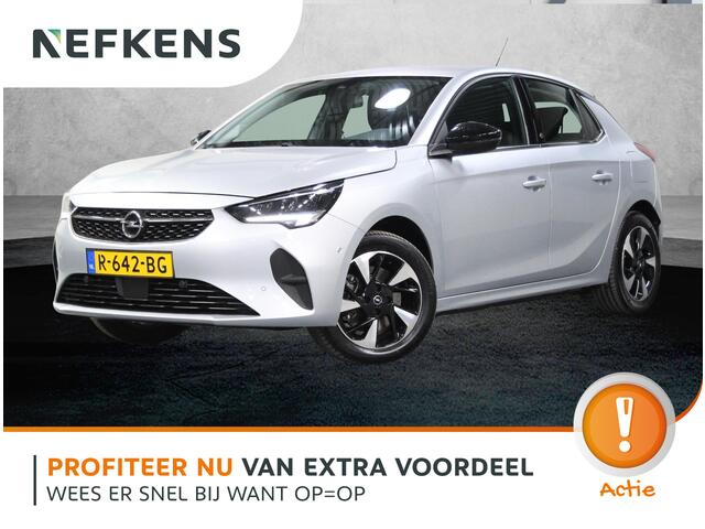 Opel e-Corsa Elegance 50kWh 136PK | 1ste eigenaar | AppleCarPlay/AndroidAuto | ACCURAPPORT 90% | 3 FASE | Armsteun | Camera | Dodehoekdetectie | Keyless | Navigatie | AUTOMAAT | Parkeersensoren | Isofix |