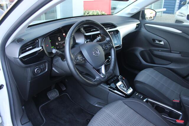 Opel e-Corsa GS Line 50 kWh | 3-FASE LADER | SNEL LAADFUNCTIE | APPLE CARPLAY/ANDROID AUTO | LED KOPLAMPEN | WINTER PAKKET: STOEL VERWARMING/STUUR VERWARMING | ZWART DAK | CLIMATE CONTROL | CRUISE CONTROL | DAB+ RADIO | ACHTERUITRIJ CAMERA |