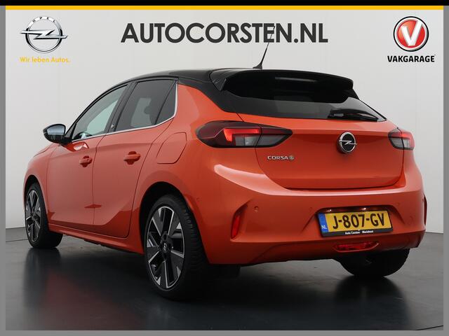 Opel e-Corsa Autom. Elegance 50kWh Stuur+Stoelverwarming 360°Camera Apple Carplay Android Auto Ecc Navi Pdc Keyless Regen-Lichtsensor Lane Assist Privacy Glas Lmv Bluetooth Isofix DAB Dealeronderhouden Origineel Nederlandse Auto