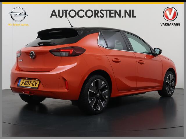 Opel e-Corsa Autom. Elegance 50kWh Stuur+Stoelverwarming 360°Camera Apple Carplay Android Auto Ecc Navi Pdc Keyless Regen-Lichtsensor Lane Assist Privacy Glas Lmv Bluetooth Isofix DAB Dealeronderhouden Origineel Nederlandse Auto